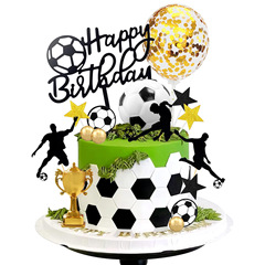 ワールドカップサッカーのテーマケーキ装飾誕生日パーティー少年パーティー誕生日ケーキプラグイン