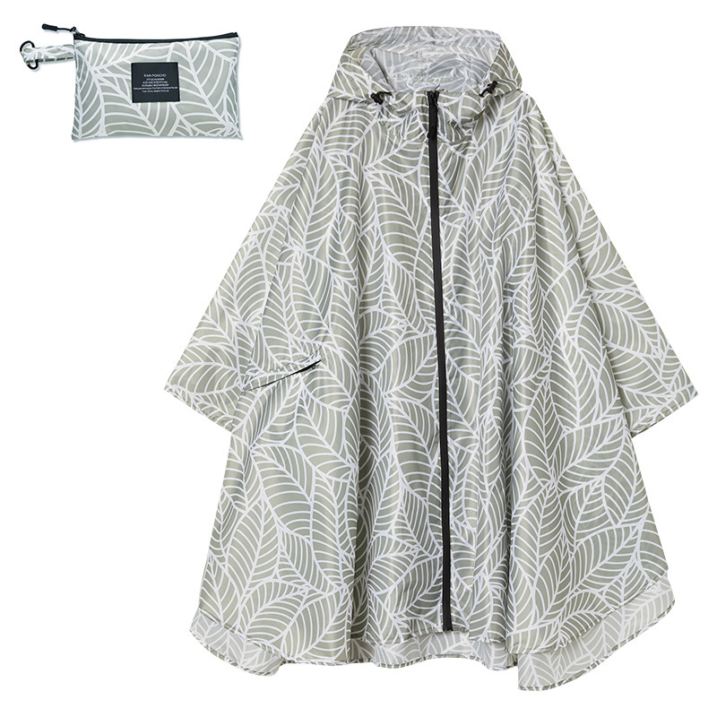 Fabricantes venden japonés Corea del Sur moda Capa delgada hombres y mujeres adultos impermeable poncho mochila ciclismo Amazon comercio exterior image 33