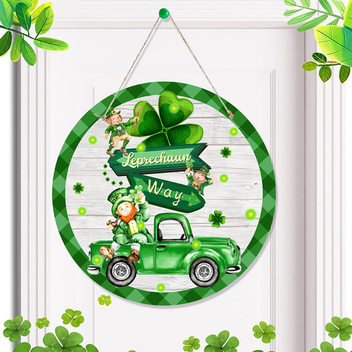 St. Patrick's Day Decoration Door Sign Hanging Irish Festival Outdoor Porch Layout Hanging Sign Wholesale Customization