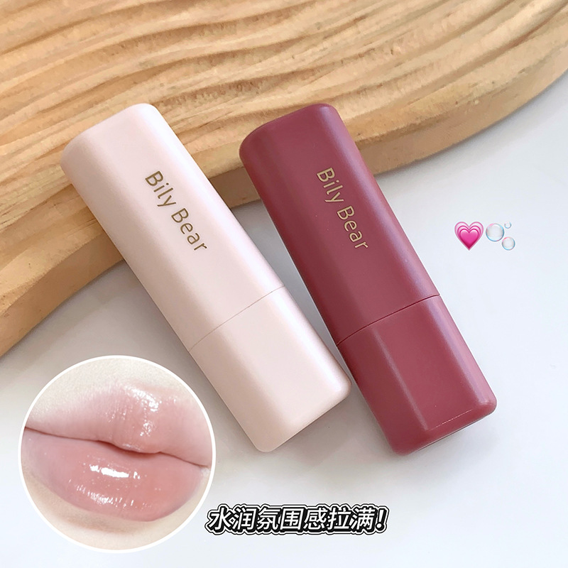 Bily Bear Hydrating Lip Balm, hidratante, anti-agrietamiento, maquillaje transfronterizo