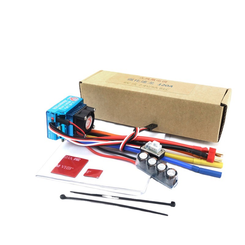 火鳳凰 120A有感無感無刷電調防水 1/10大腳越野攀爬漂移車船用