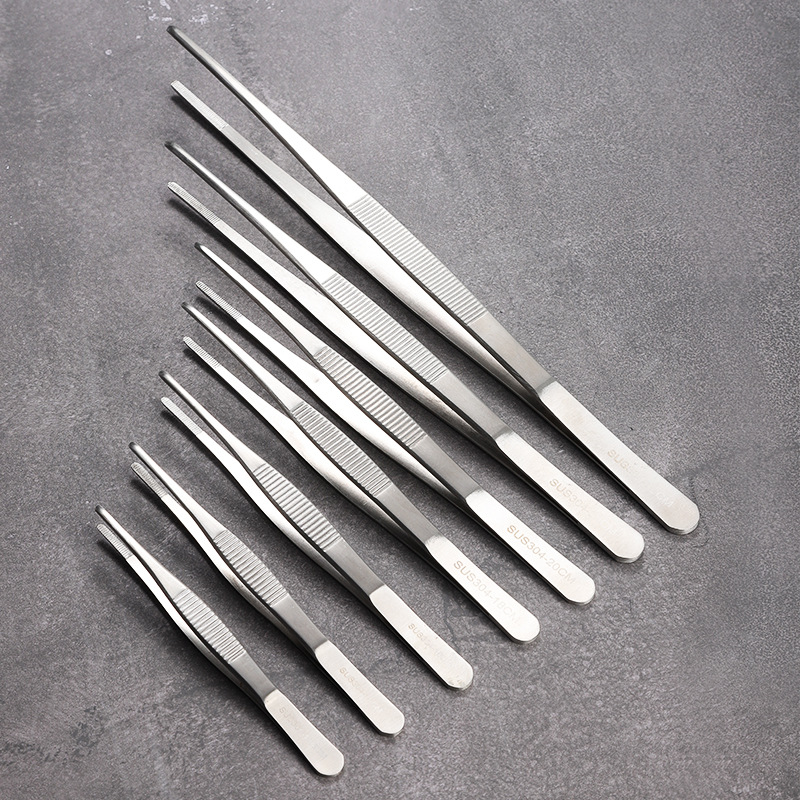 厂家直销304镊子 全新哑光表面处理简约大方 独立包装防滑夹