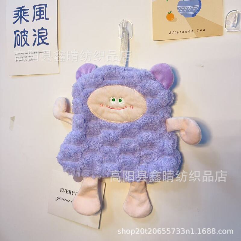擦手毛巾吸水卡通可爱可擦手巾儿童擦手布擦手巾|undefined