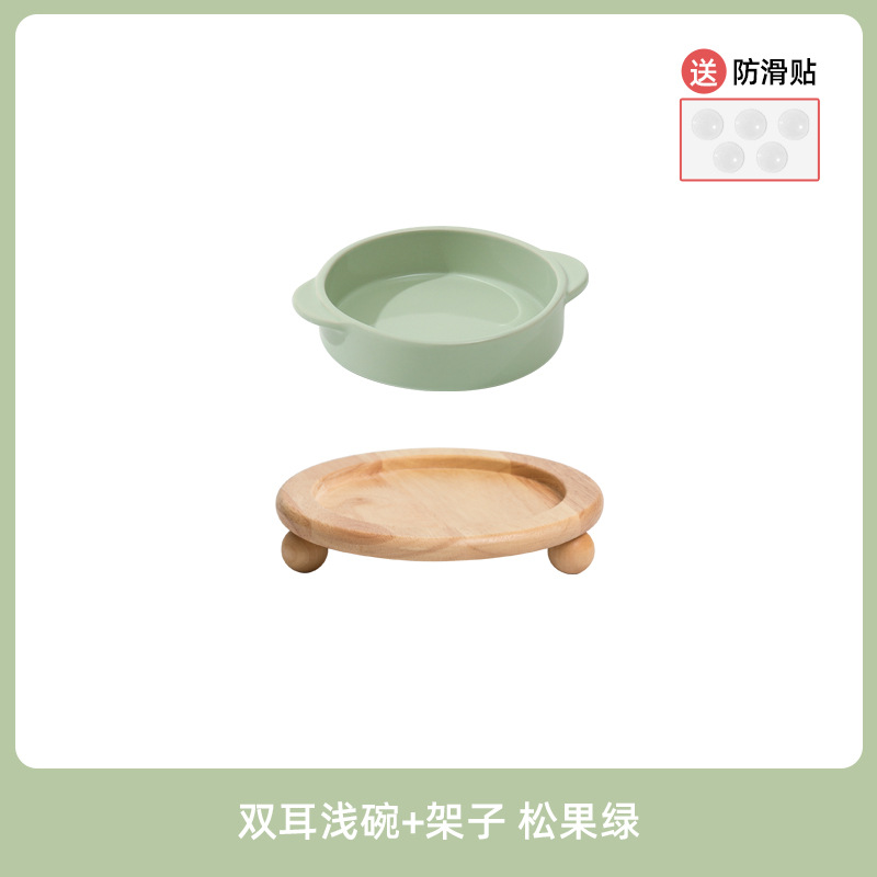 Cerámica cervical protector cuello para perros, cuenco para gatos, cuenco para gatos, cuenco para perros, cuenco para mascotas, cuenco para bebidas, cuenco doble con soporte de cuenco