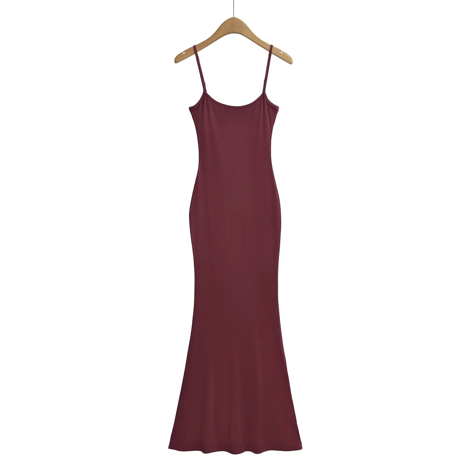 Women's Strap Dress Sexy Strap Backless Sleeveless Solid Color Maxi Long Dress Daily display picture 24