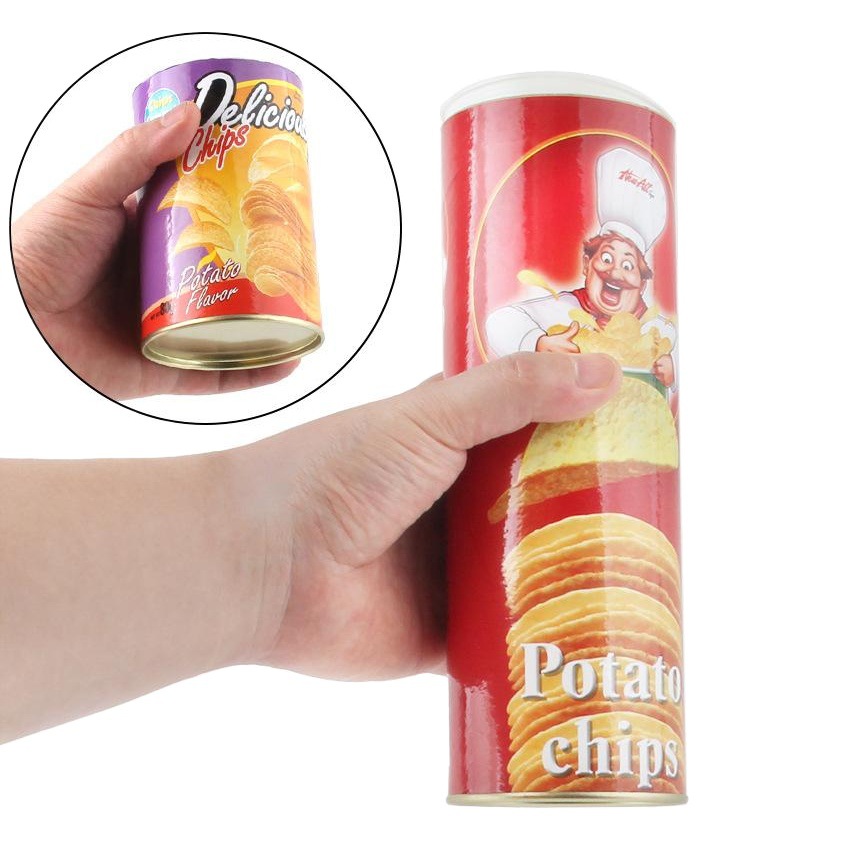 Patatas fritas que rebotan serpiente Regalo del Día DE LOS Inocentes parodia susto patatas fritas serpiente juguete regalo divertido juguete simulación serpiente