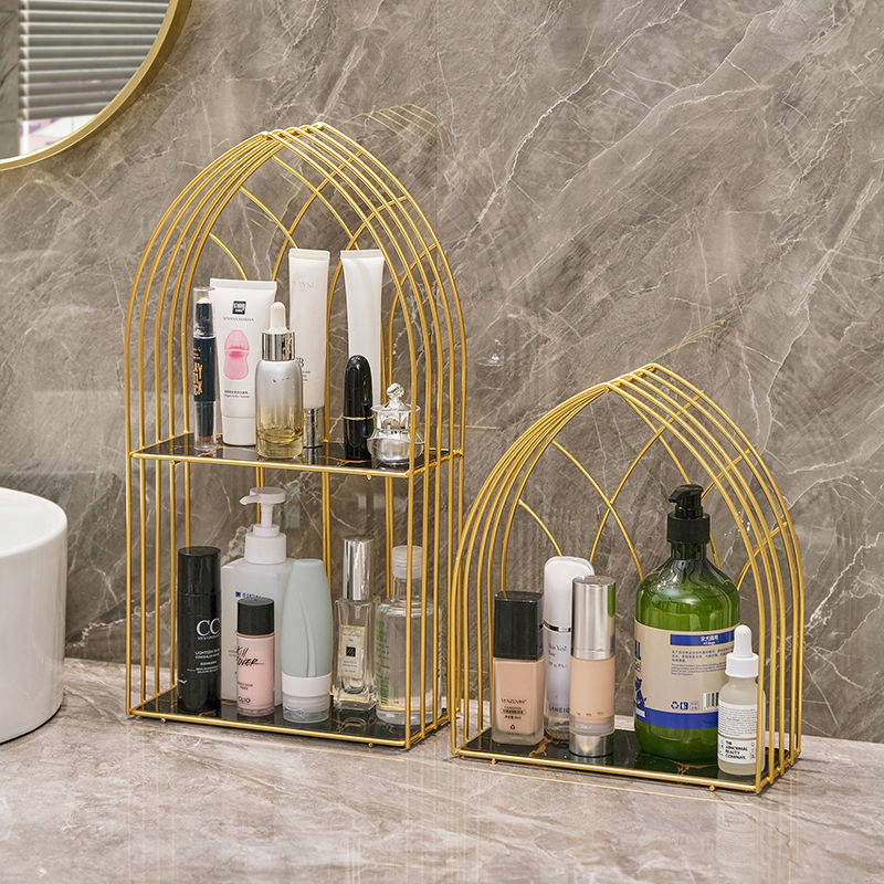 Bathroom Storage Rack Bathroom Wall-mounted Punch-free Toilet Bath Toilet Washstand Wall Storage Shelf