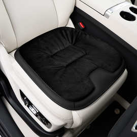 2025年新款汽车坐垫单片防滑后排适用奔驰通用冬季保暖毛绒座椅垫