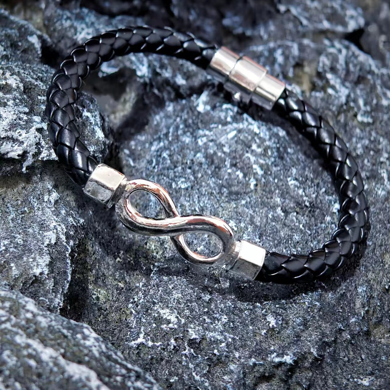 Cross-border European American Woven Bracelet, Personalized And Stylish, Infinity Symbol Cord, Street Hip-hop Versatile_voghion.com