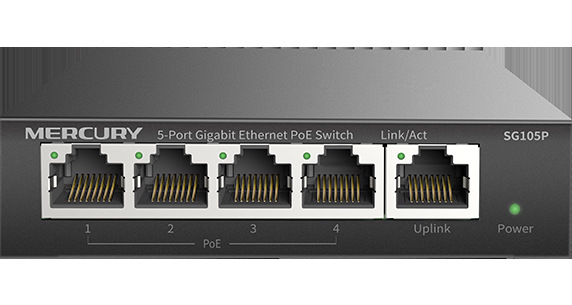 MERCURY水星网络千兆POE交换机5口8口16口24口千兆供电交换机安