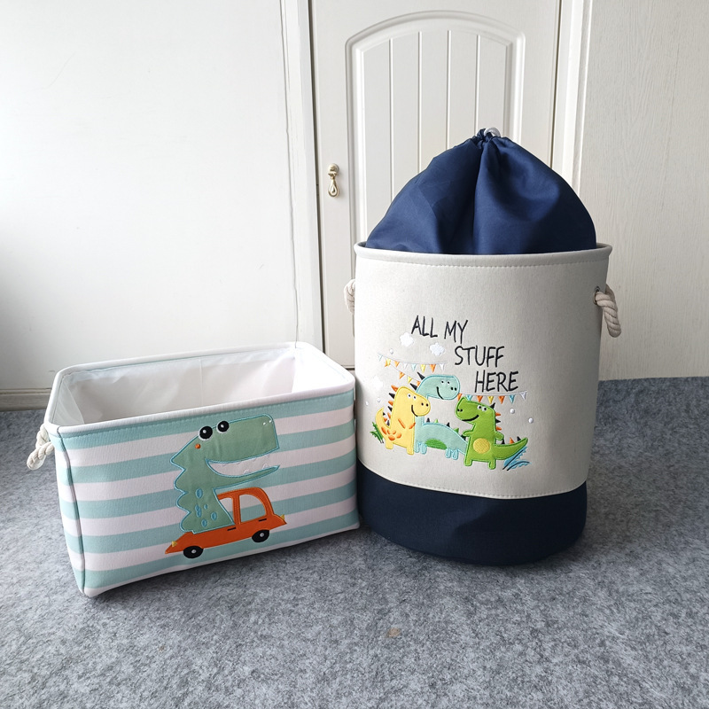 子供のおもちゃはかごの布芸を収納して、赤ちゃんのぬいぐるみの収納かごの漫画の大容量の収納ボックスの桶を厚くします。|undefined