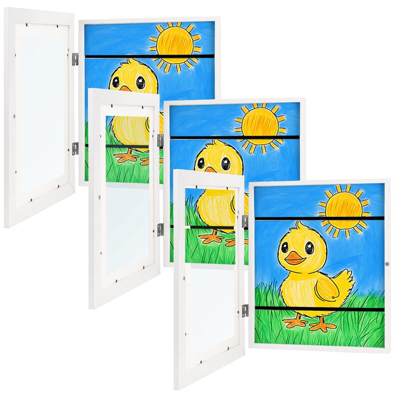 Flip Photo Frame Amazon Cross-border A3A48.5x11 Children's Art Frame Storage KidsArt Magnetic Frame