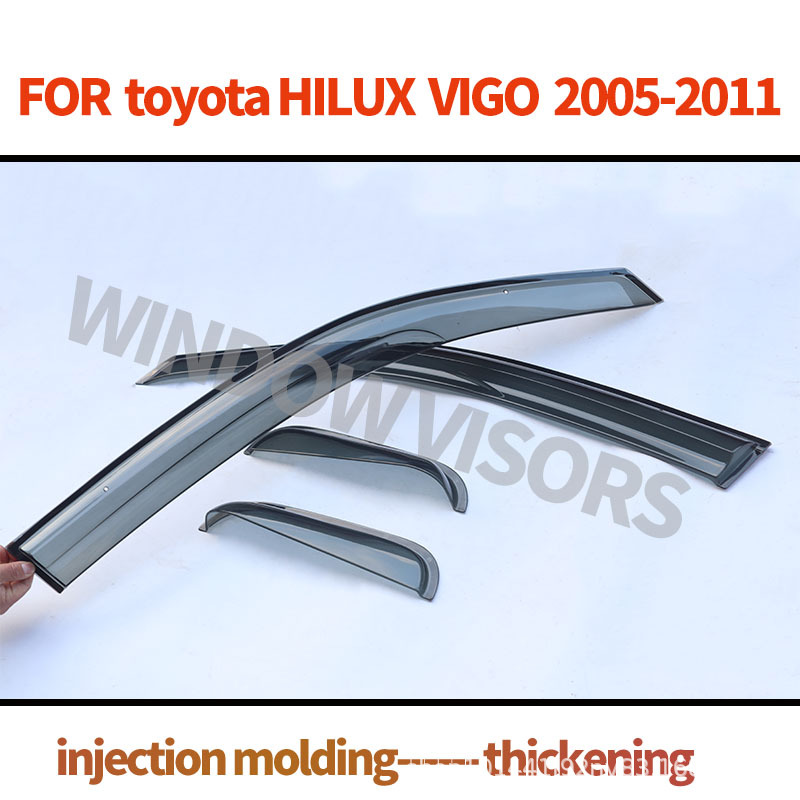 Suitable for Toyota Hilux Vigo Smart Cab, Rain and Sun Protection, Cross-Border Best-Selling Half-Row Window Rain Shield