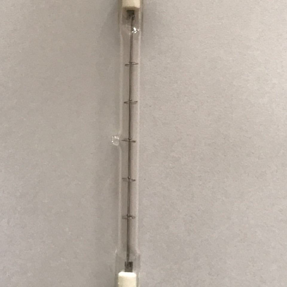 J118 yodo tubo de la lámpara de tungsteno de calefacción halógena espiral lámpara solar R7S halógeno tubo de la lámpara de tungsteno de yodo de doble extremo lámpara de tungsteno
