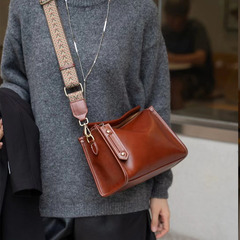 2023 New Arrival Women's Genuine Leather Bag: Sophisticated European & American-Style, Versatile, Casual, Soft Leather Crossbody Bag