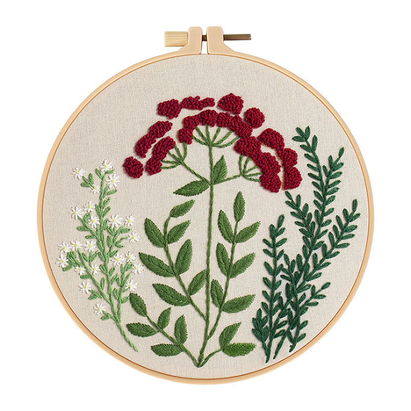 DIY material de bordado hecho a mano paquete original ramo de flores de bordado Europeo kit de costura Inglés