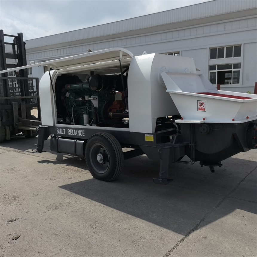 厂家供混凝土输送泵40柴油泵电动拖泵污泥泵连续上料搅拌机腻子泵