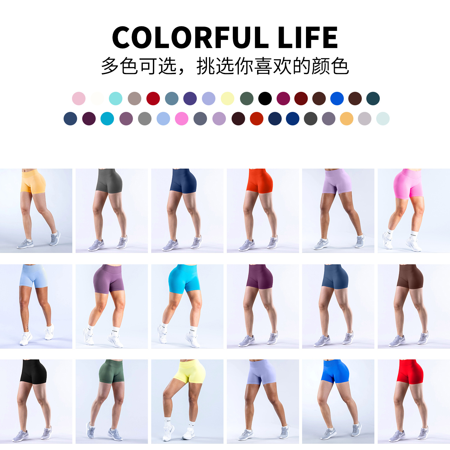 Dfyne pantalones cortos de yoga de cintura baja sin costuras pantalones de yoga de fitness transfronterizos caderas de melocotón pantalones ajustados de tres puntos de secado rápido de alta elasticidad