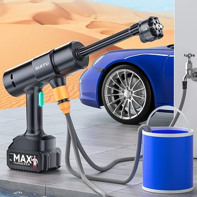 Wireless car washer high-pressure car: Portable car washer