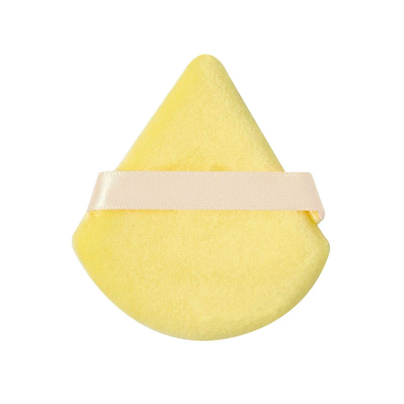 Soft makeup sponge set, square & triangular double-sided powder puffs, assorted colors