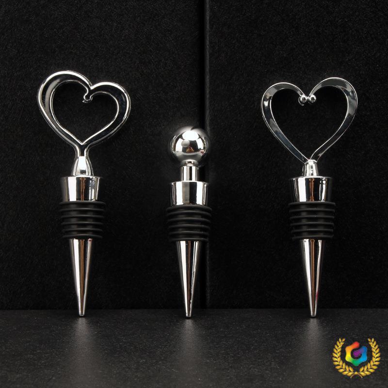 ✅红酒瓶塞实用ABS新款密封保鲜圆头塞子创意心形欧美促销礼品跨