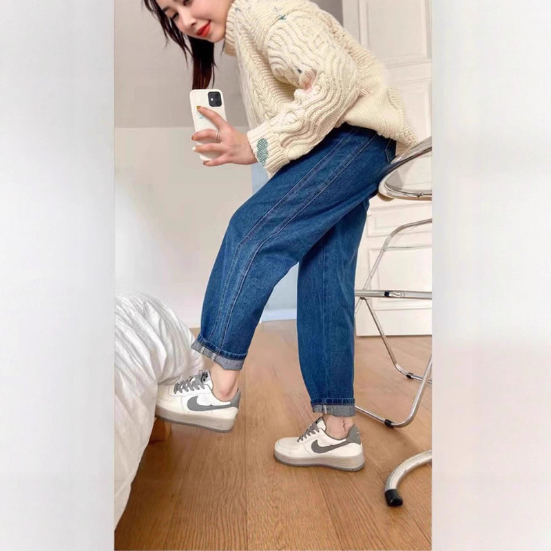 Yunshiba Autumn/Winter New Maternity Jeans Fashion Harem Style Pants for Outerwear with Belly Support Maternity Wear 832 Yunshiba Autumn/Winter New Maternity Jeans Fashion Harem Style Pants for Outerwear with Belly Support Maternity Wear 832