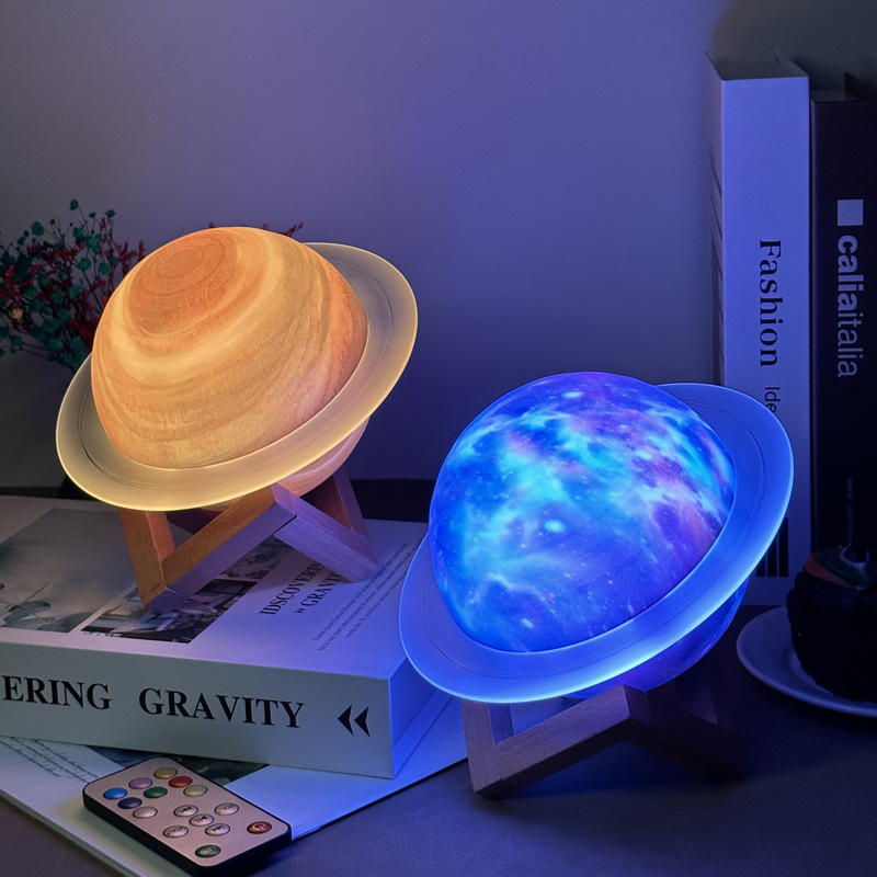 土星環bluetoothスピーカー星球灯デスクトップ創造性プレゼント国境を越えた爆発的な夢の星サブウーファ小音響|undefined