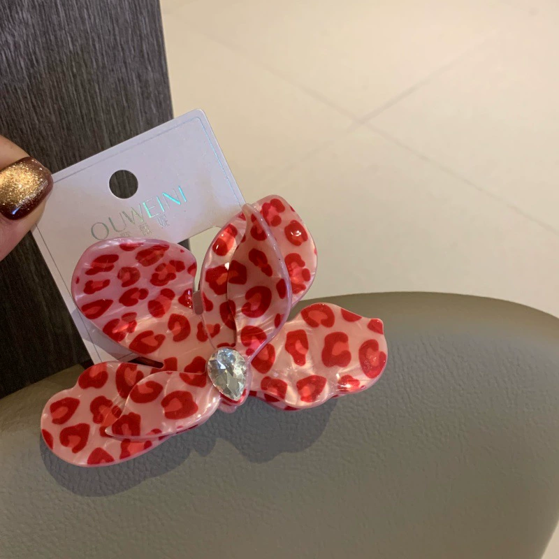 Big crab pin, hairgrip, sophisticated shark, new color, french style, light luxury style