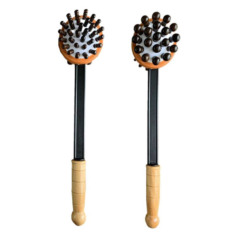 Трансграничный обещанный массажный молоток держит деревянную массажную палочку