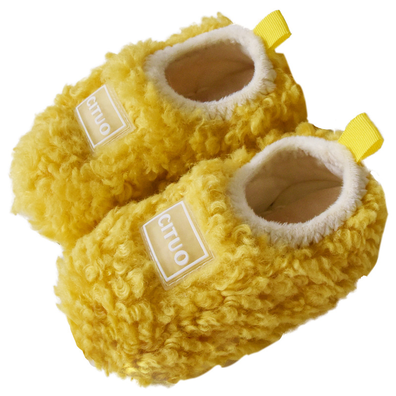 demi-season children's cute warm non-slip socks for early age
