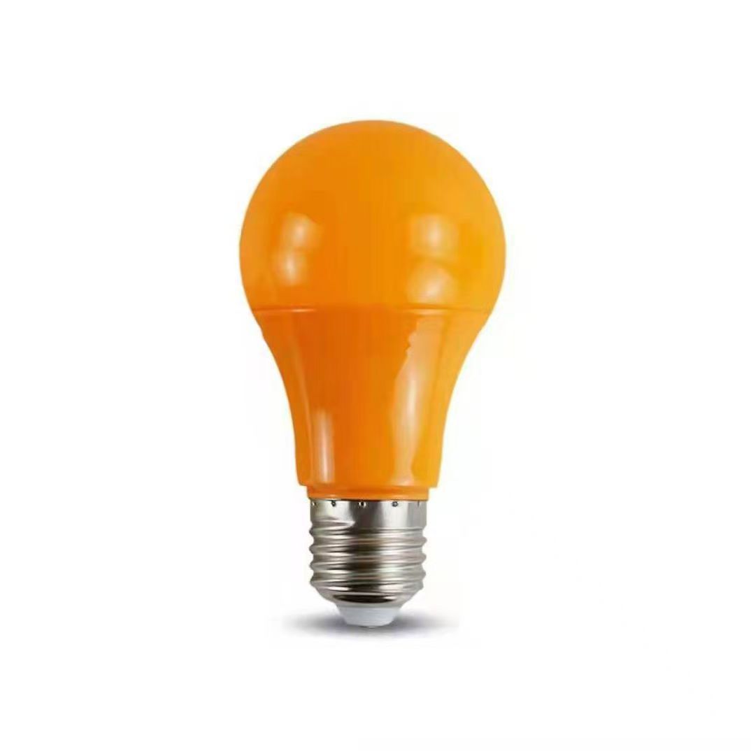 Fabricantes de suministro directo LED color rojo, amarillo, azul, verde, rosa, púrpura y blanco 5 colores de las bombillas de celebración de vacaciones coloridas bombillas de atmósfera domésticas