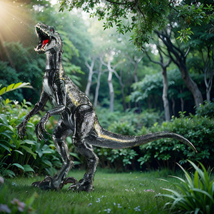 Jurassic Era Dinosaur Toy Kidsren's Tyrannosaurus Velociraptor Boy Artificial Animal Model Tyrannosaurus Rex Figure