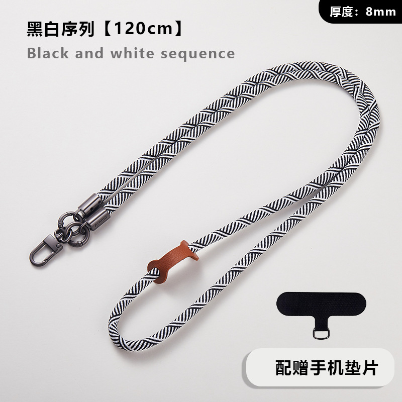 携帯電話ストラップ クロスボディ バック アウトドア ハイエンド ユニバーサル電話 携帯電話チェーン ロープ 携帯電話ケース ストラップ クロスボディ ロング ハンギング チェーン|undefined