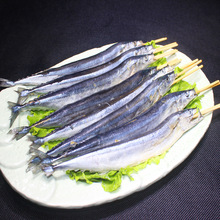 烧烤秋刀鱼串10条/包商用户外露营烧烤半成品团建烧烤食材