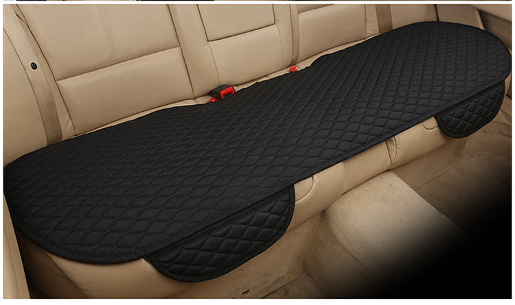 Cojín lavable del asiento de coche cuatro estaciones cojín de asiento de lino universal cojín de asiento de camioneta de tres piezas cojín de asiento individual