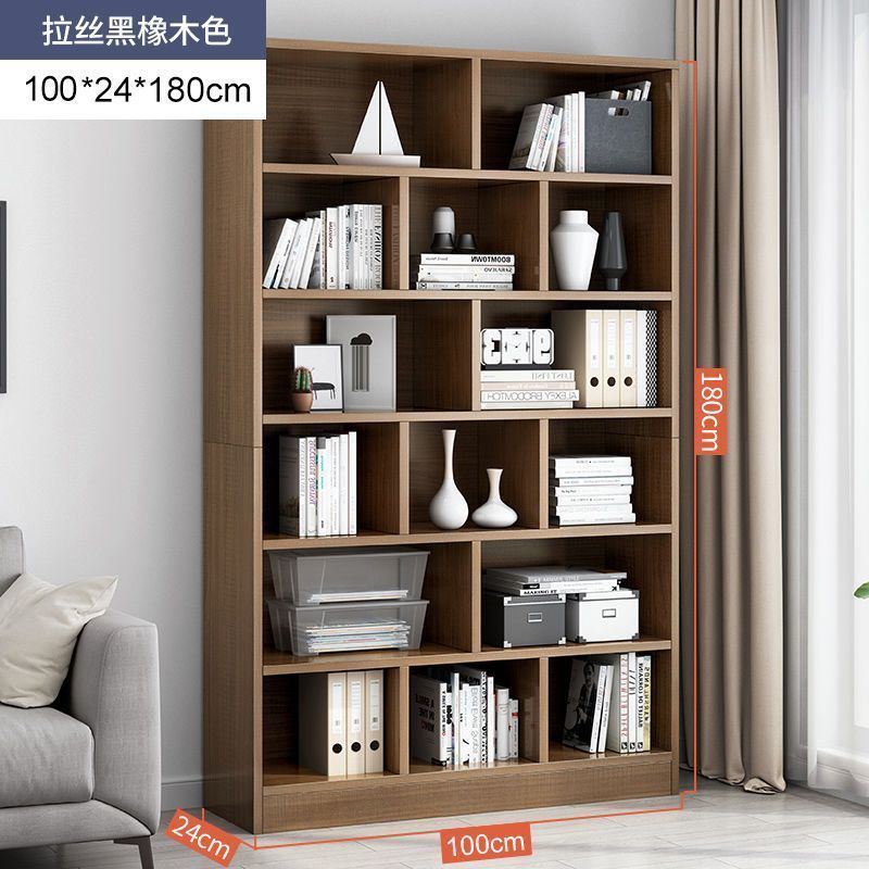 [격자 스타일] 100CM 블랙 오크 색상