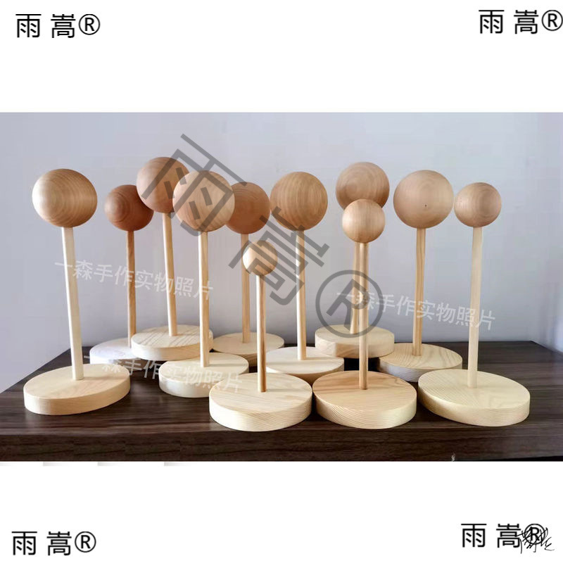 Doll Stand B Wig Clay Sculpture Doll Head 3/4/8 Points Model Ob11 Wooden Stand Trimming