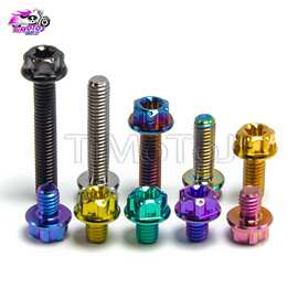 钛摩界 M5 钛合金内外梅花头电机螺丝摩托车电动车改装螺丝