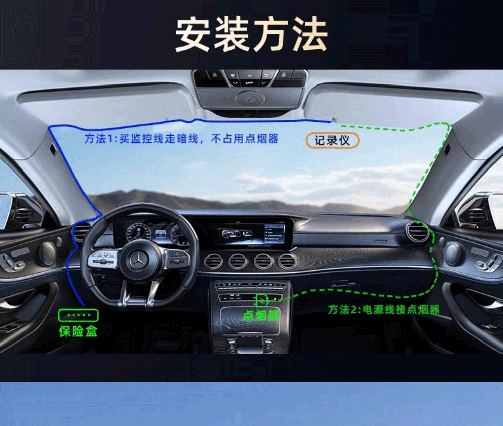 Popular Foreign Trade Item: Wifi Metal Lipstick-Shaped Hidden Dash Cam, High-Definition 1080P Car Dash Cam, in Stock
