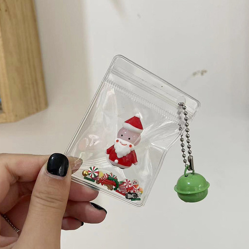 Christmas handmade glass Santa Claus pendant glass gift decoration cartoon Christmas tree Peace pomegranate