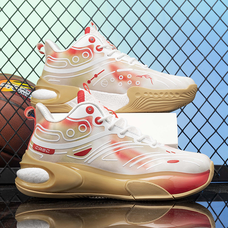 2024 verano nuevo suela gruesa resistente al desgaste zapatos de baloncesto casuales zapatos deportivos de baloncesto para hombres