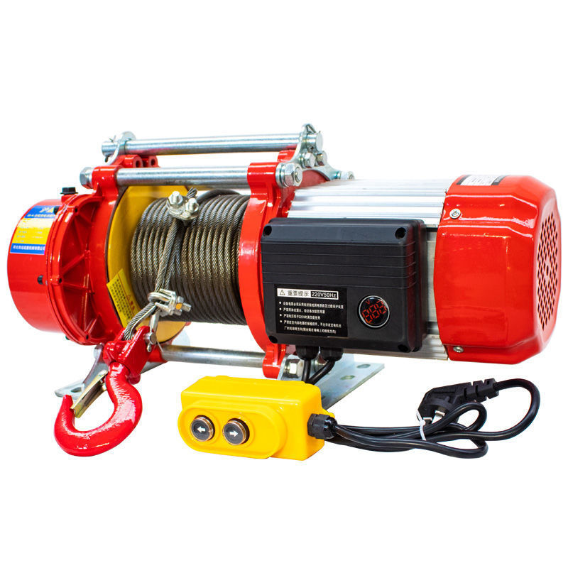 多功能铝壳提升机220V380V家用新款卷扬机建筑装修电动吊葫芦牵引