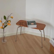 Sx北欧家用客厅餐桌椅创意蚂蚁凳长条凳靠背复古休闲长椅门口换鞋