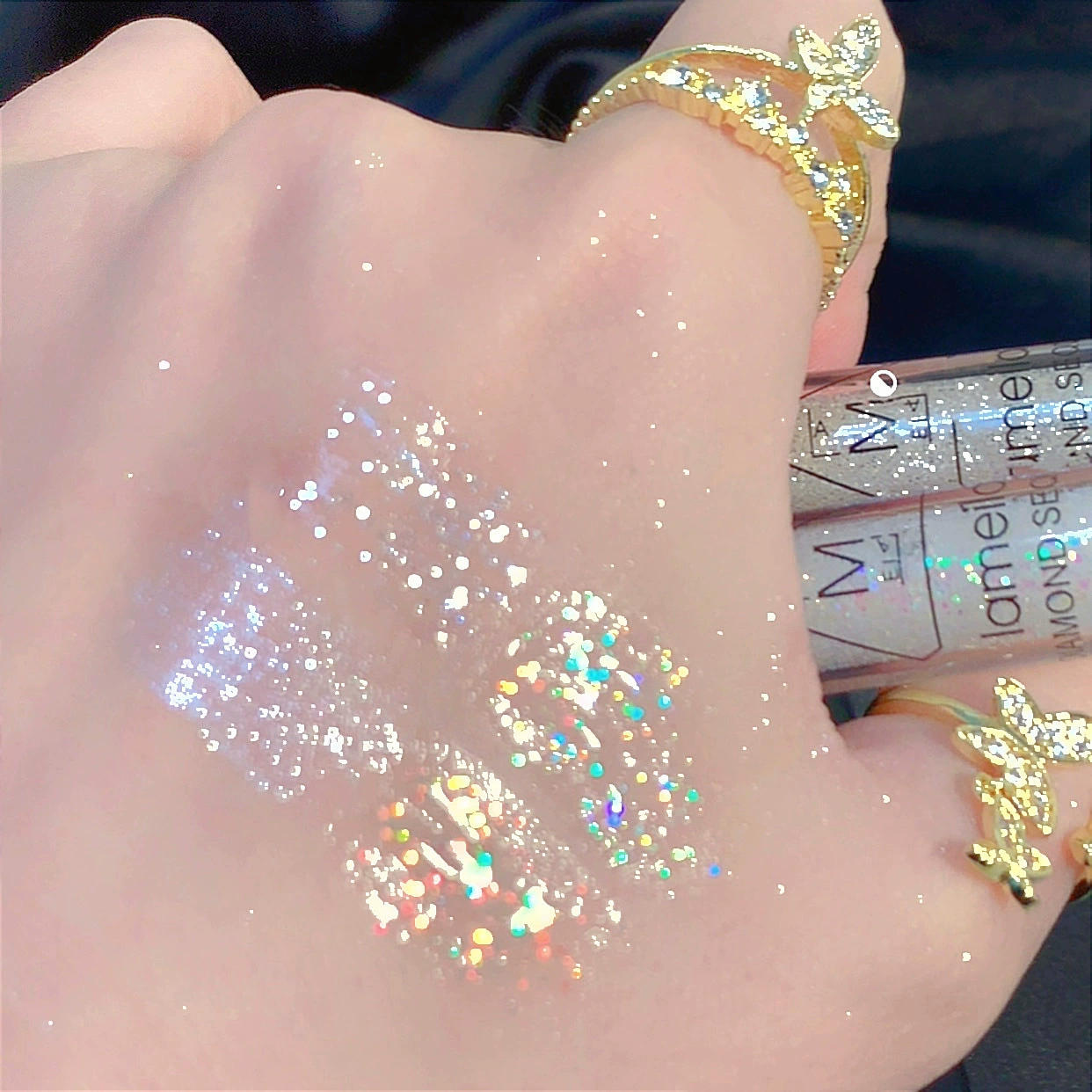 Тени для век, блестящие ногти Sequins, хайлайтер