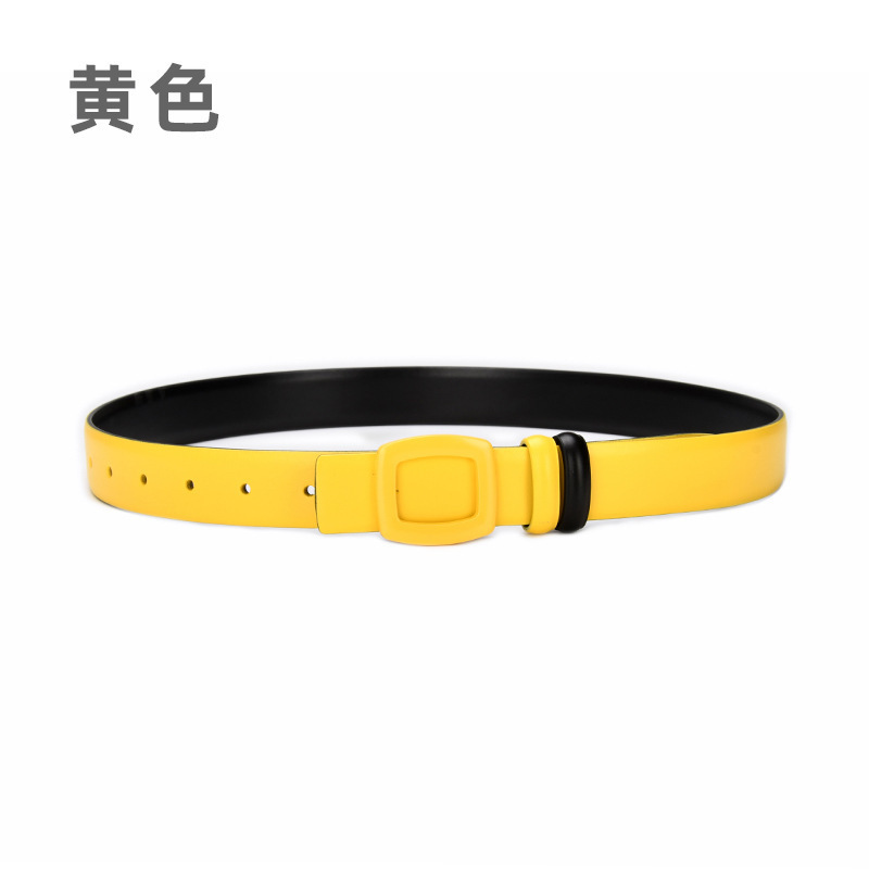 女生真皮皮带女士牛皮腰带女装饰百搭大衣外套牛仔裤女款裤带批发|undefined