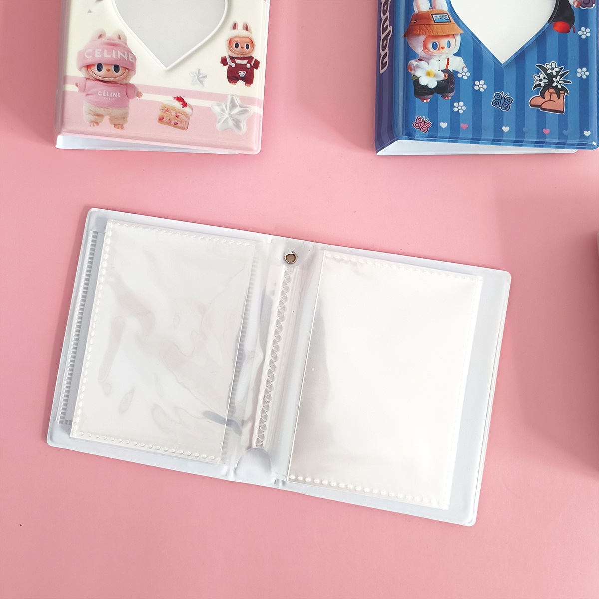 Tarjeta de dibujos animados ventana de tarjetas de 3 pulgadas mini un Gongge fotografía de los niños estrella persecución bolsa de tarjetas de álbum de fotos