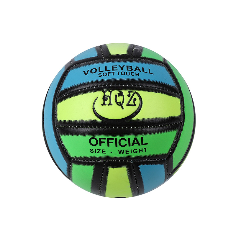 Spot Wholesale High School Entrance Examination Special No. 5 Standard Primary and Secondary School Students Competition Training Beach Volleyball Pu Leather Material Machine Sewing