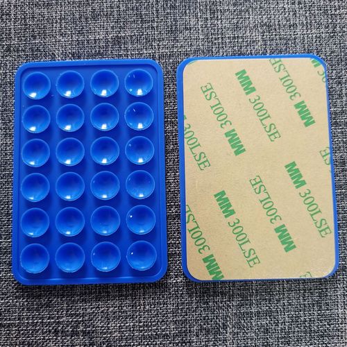 Thickened by 10g 24-particle square silicone suction cup for mobile phones, tablets, computers, cases, and covers, with LOGO silk-screening available