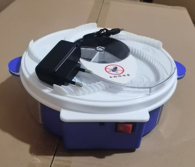 Máquina eléctrica para atrapar moscas para el hogar, restaurante, totalmente automática, giratoria, para madres y bebés, silenciosa, dropshipping, jaula para moscas, mata moscas