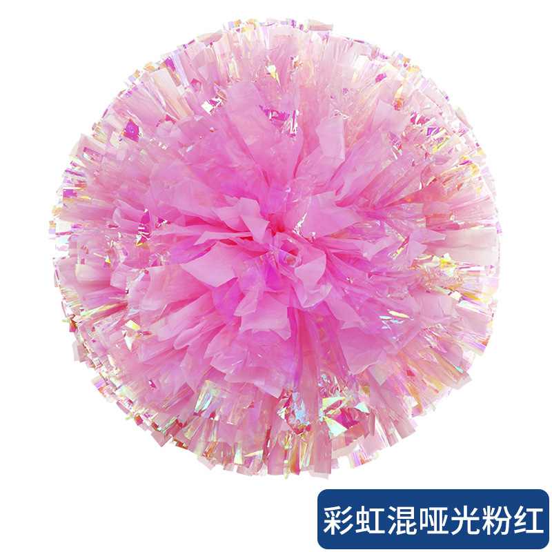 Porristas Bola de flores porristas mano flor mano sacudida flor danza rendimiento mano flor porristas flor bola de color rendimiento